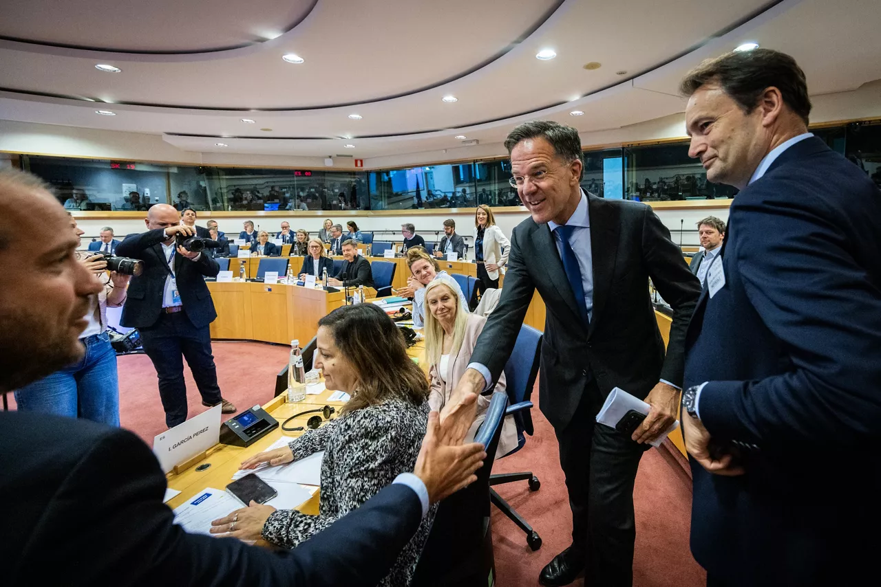 NATO Secretary General Mark Rutte at the Conference of the Presidents in the European Parliament