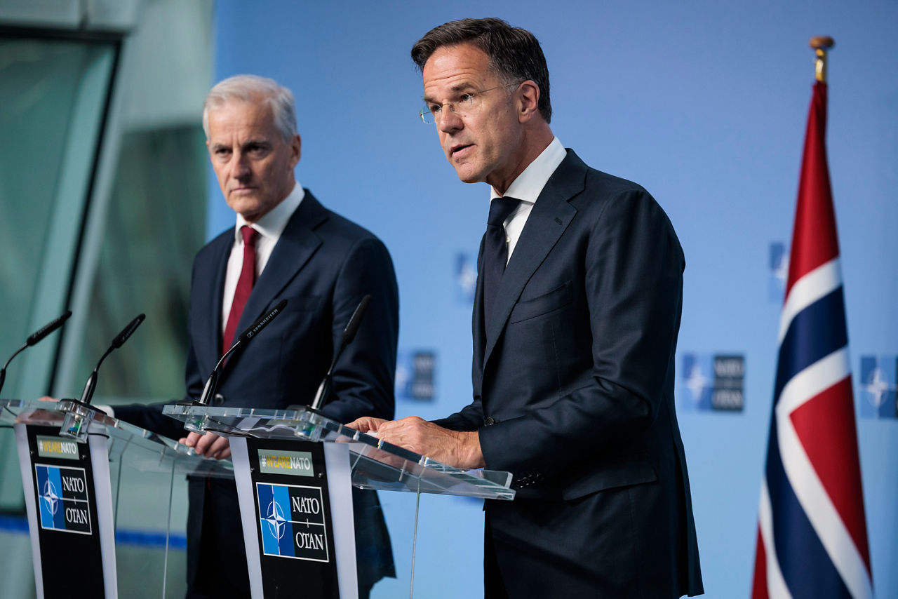 NATO Secretary General meets the Prime Minister of Norway
