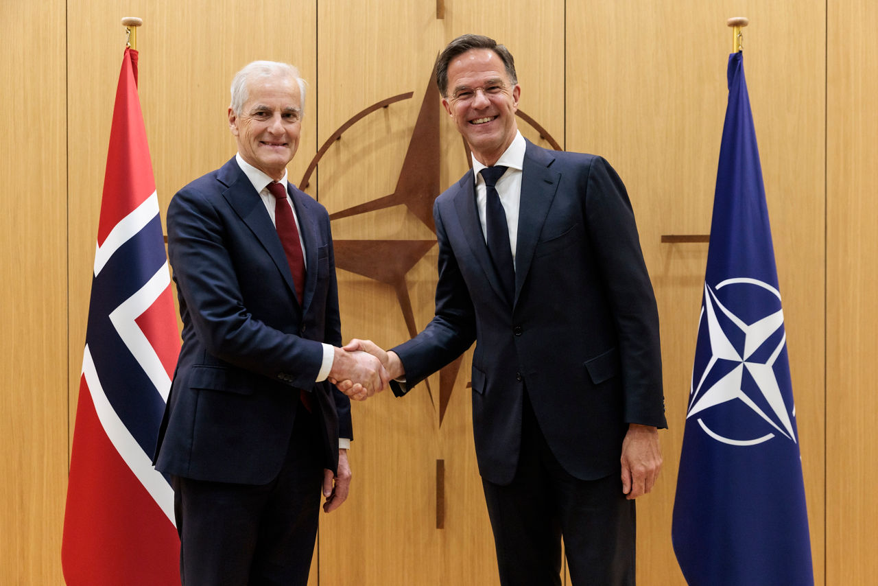 NATO Secretary General Mark Rutte meets Jonas Gahr Støre, Prime Minister of Norway
