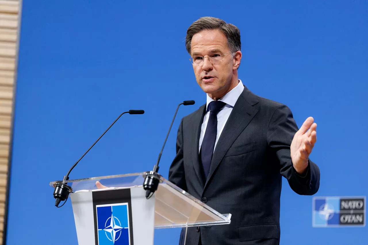 Pre-ministerial press conference by NATO Secretary General Mark Rutte ahead of the meetings of NATO Ministers of Defence in Brussels