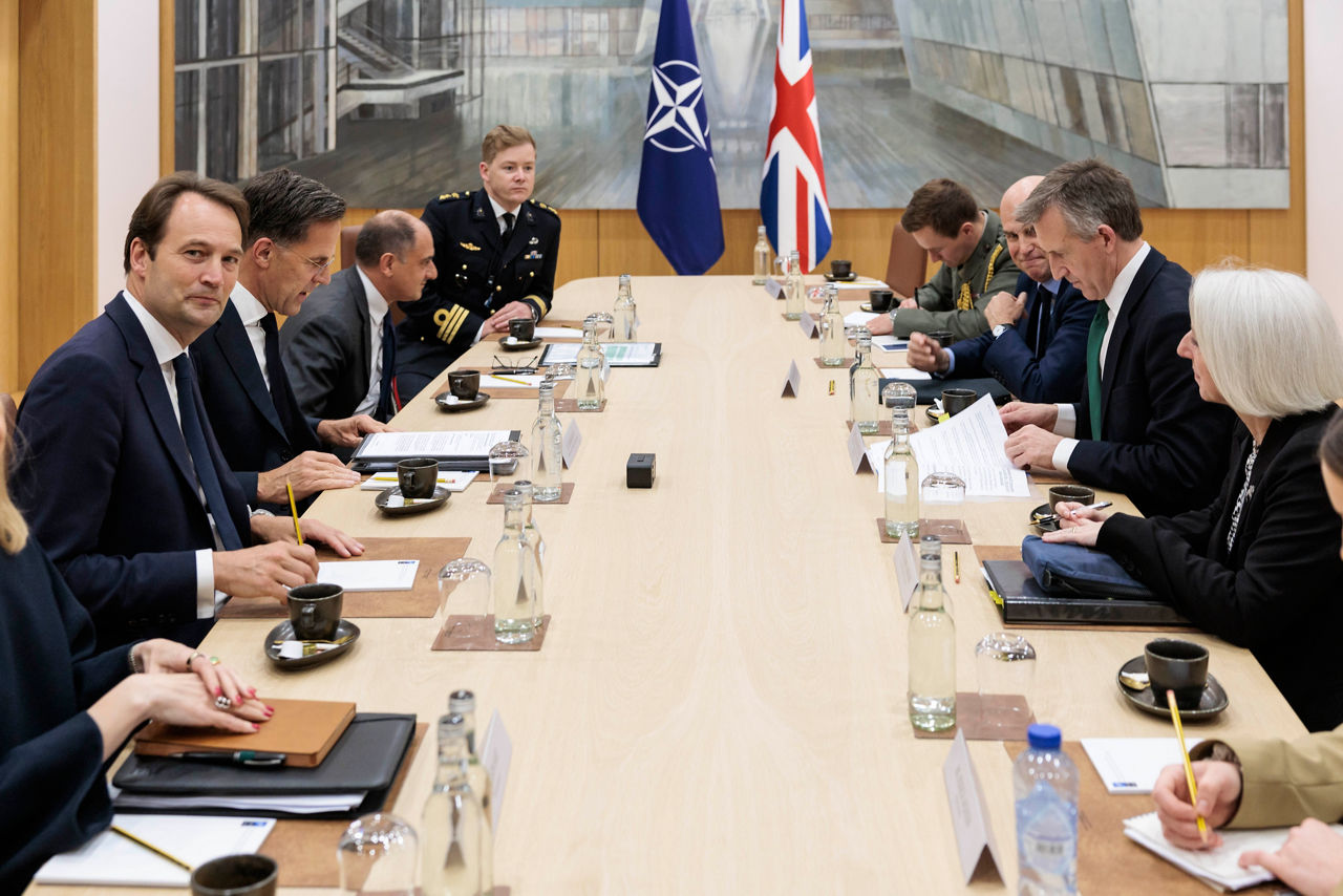 NATO Secretary General Mark Rutte meets Dan Jarvis, Secretary of State for Defence of the United Kingdom


