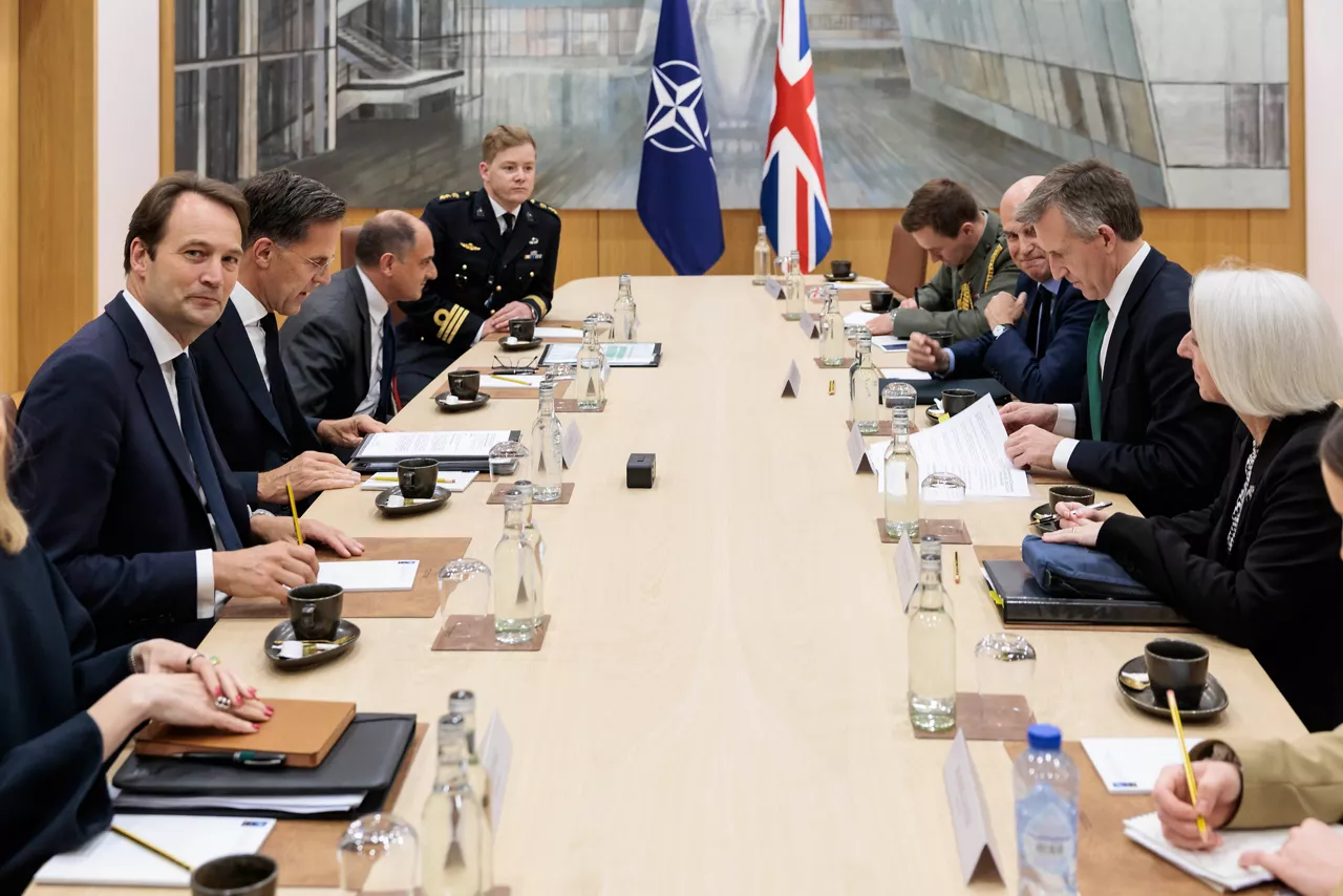 NATO Secretary General Mark Rutte meets Dan Jarvis, Secretary of State for Defence of the United Kingdom

