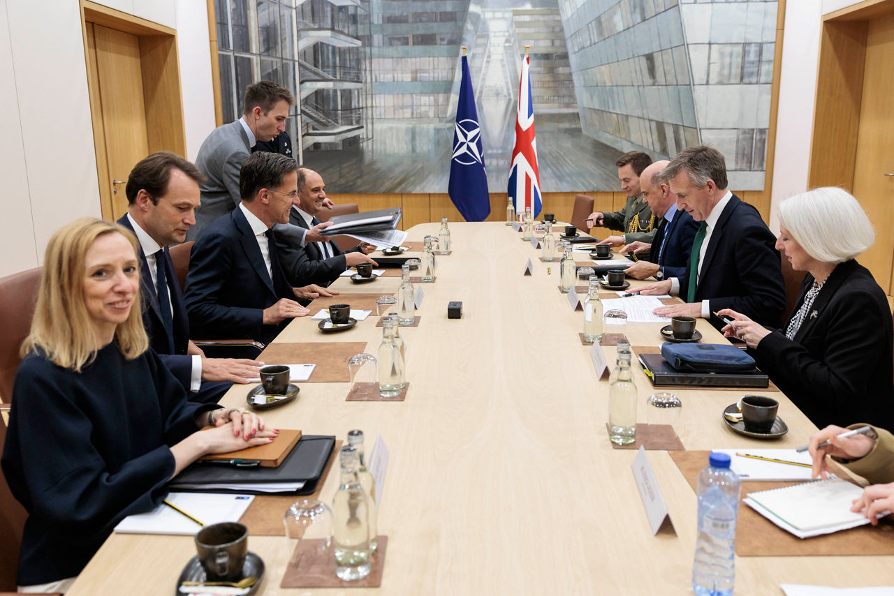 NATO Secretary General Mark Rutte meets Dan Jarvis, Secretary of State for Defence of the United Kingdom

