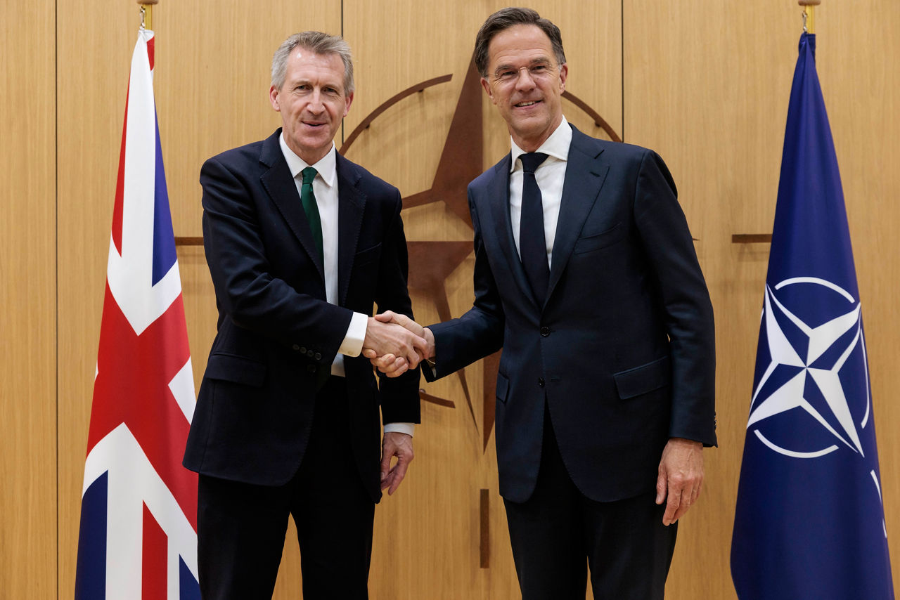 NATO Secretary General Mark Rutte meets Dan Jarvis, Secretary of State for Defence of the United Kingdom

