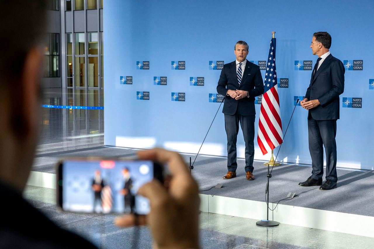 Remarks by NATO Secretary General Mark Rutte and US Secretary of War, Pete Hegseth
