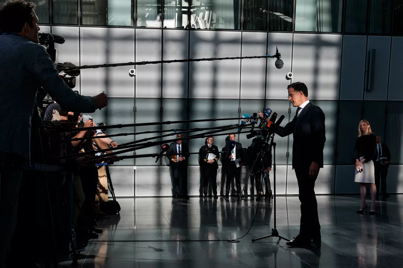 Doorstep statement by NATO Secretary General Mark Rutte ahead of the meetings of NATO Ministers of Defence in Brussels