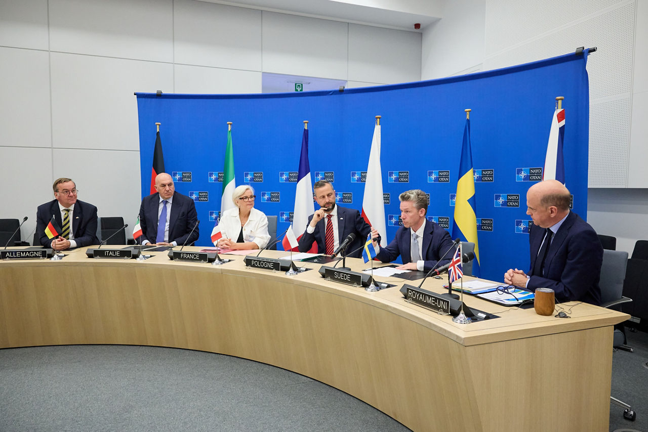 Signature of the agreement on the European Long-range Strike Approach (ELSA) between France, Germany, Italy, Poland, Sweden and the United Kingdom