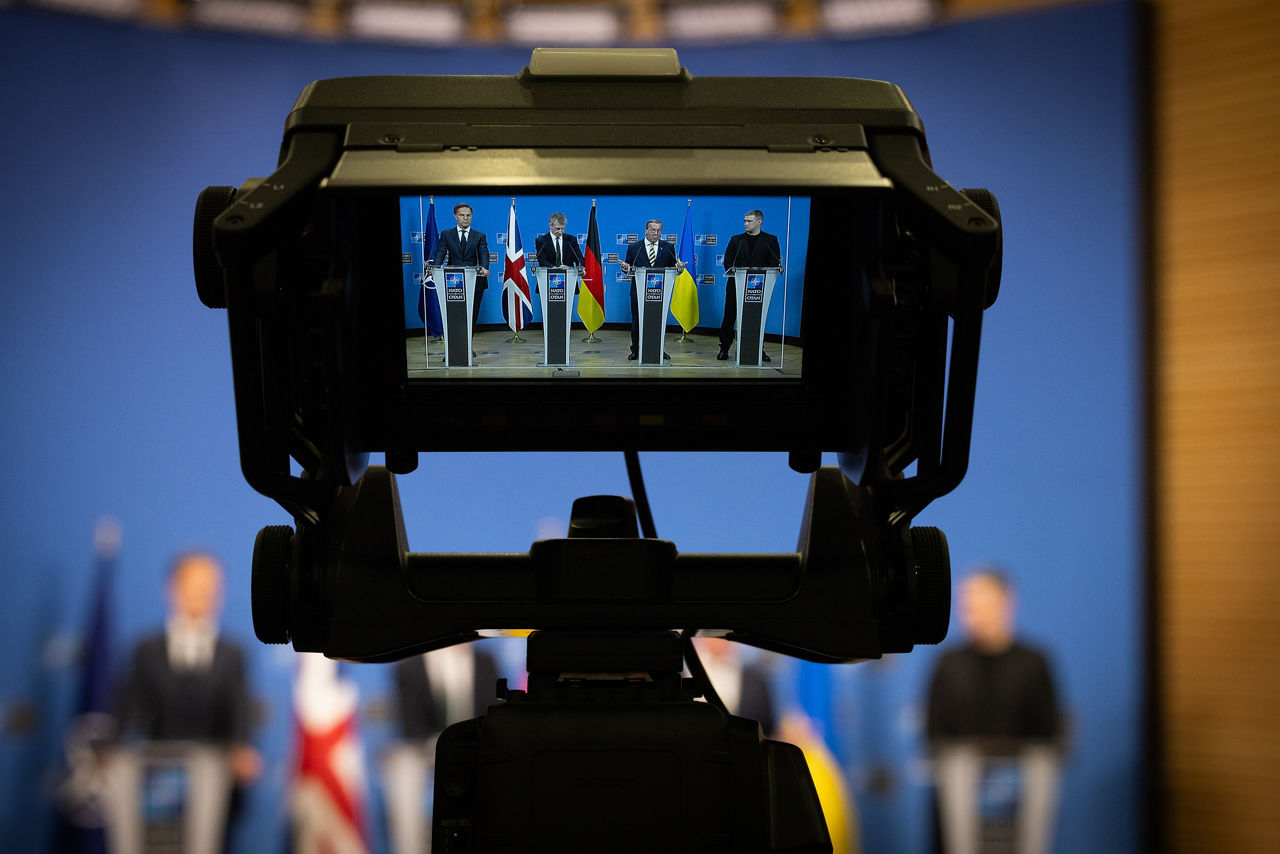 Press conference by NATO Secretary General Mark Rutte, Boris Pistorius (Minister of Defence, Germany), Dan Jarvis (Secretary of Defence, United Kingdom) and Mykhailo Fedorov (Minister of Defence, Ukraine)