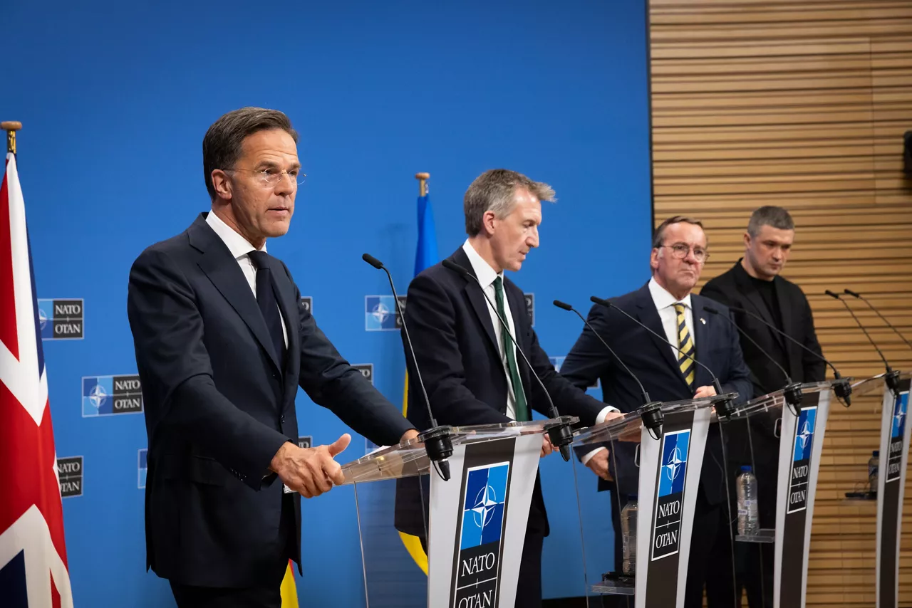 Press conference by NATO Secretary General Mark Rutte, Boris Pistorius (Minister of Defence, Germany), Dan Jarvis (Secretary of Defence, United Kingdom) and Mykhailo Fedorov (Minister of Defence, Ukraine)