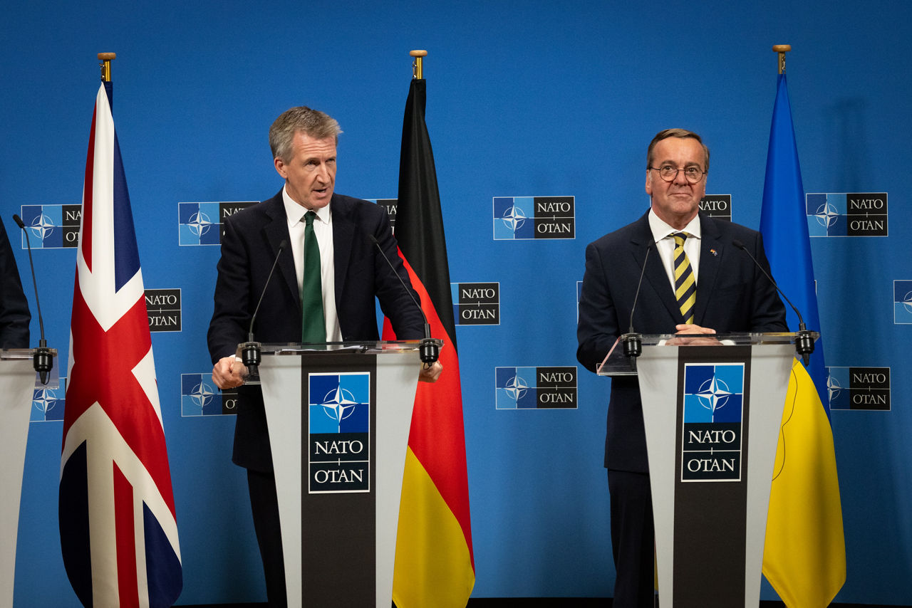 Press conference by NATO Secretary General Mark Rutte, Boris Pistorius (Minister of Defence, Germany), Dan Jarvis (Secretary of Defence, United Kingdom) and Mykhailo Fedorov (Minister of Defence, Ukraine)