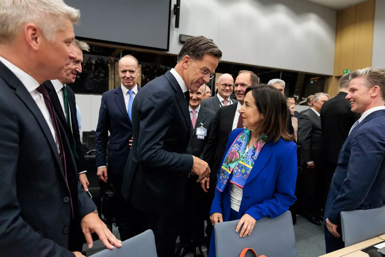 NATO Secetary General Mark Rutte and Margarita Robles (Minister of Defence, Spain)