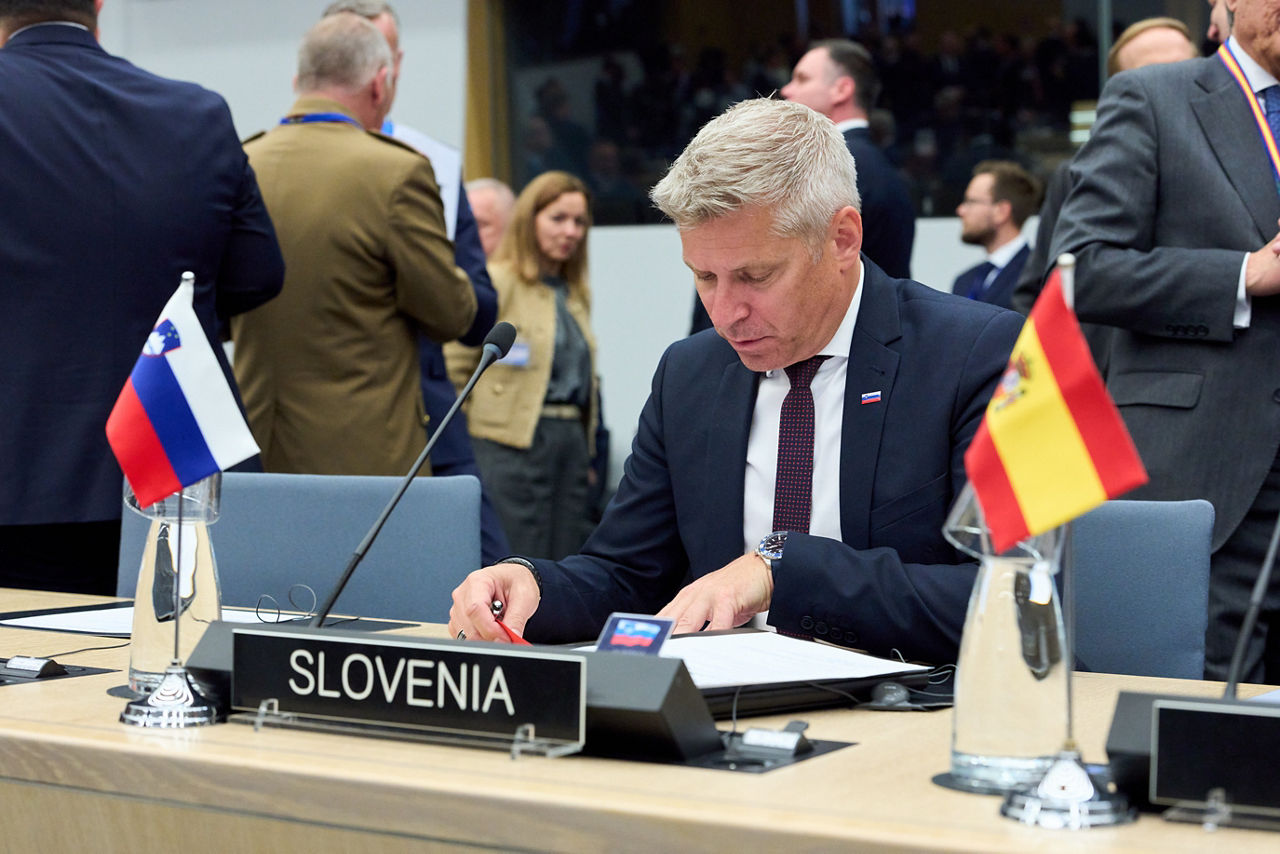 Valentin Hajdinjak  (Minister of Defence, Slovenia)