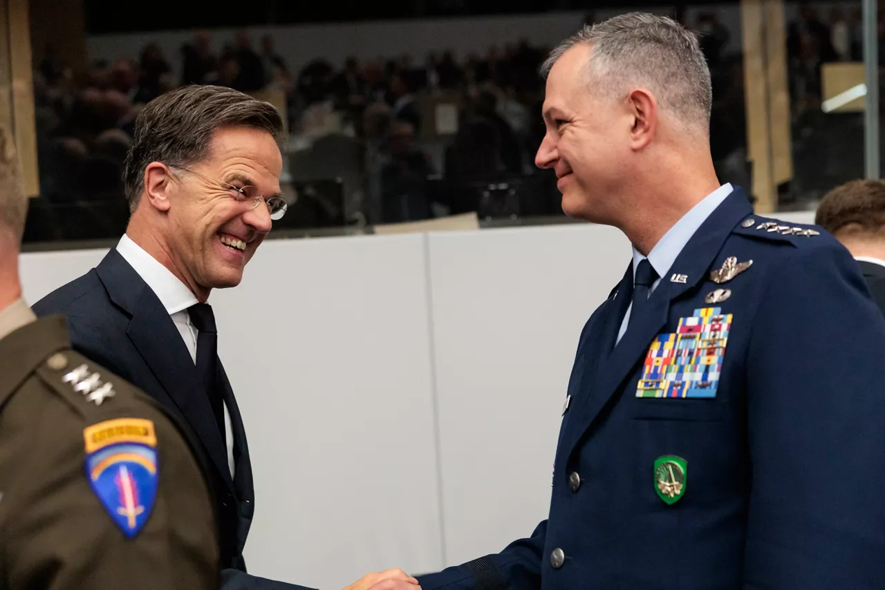 NATO Secretary General Mark Rutte and Supreme Allied Commander Europe, General General Alexus G. Grynkewich