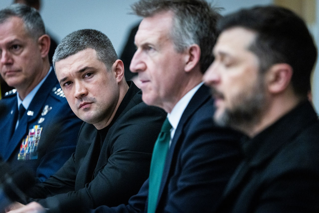 Supreme Allied Commander Europe, General General Alexus G. Grynkewich, Mykhailo Fedorov (Minister of Defence, Ukraine), Dan Jarvis (Secretary of Defence, United Kingdom), Volodymyr Zelenskyy (President of Ukraine)