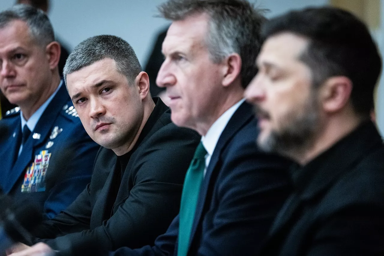 Supreme Allied Commander Europe, General General Alexus G. Grynkewich, Mykhailo Fedorov (Minister of Defence, Ukraine), Dan Jarvis (Secretary of Defence, United Kingdom), Volodymyr Zelenskyy (President of Ukraine)