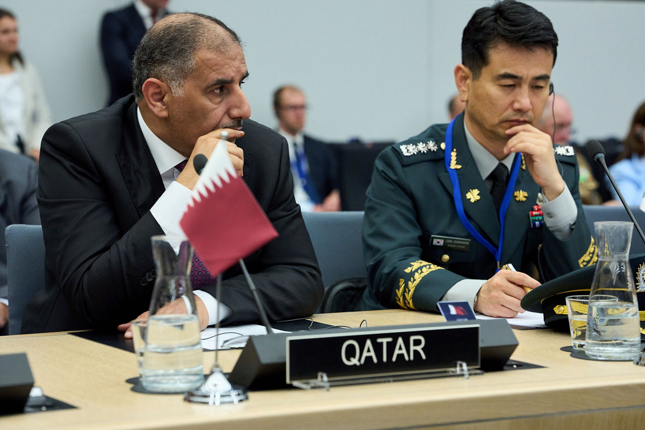 Representative for Qatar, Colonel Sunghoon Jung (Military Representative, Republic of Korea) 