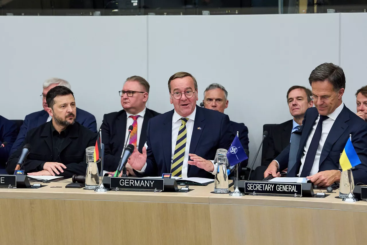 Volodymyr Zelenskyy (President of Ukraine), Boris Pistorius (Minister of Defence, Germany), NATO Secretary General Mark Rutte