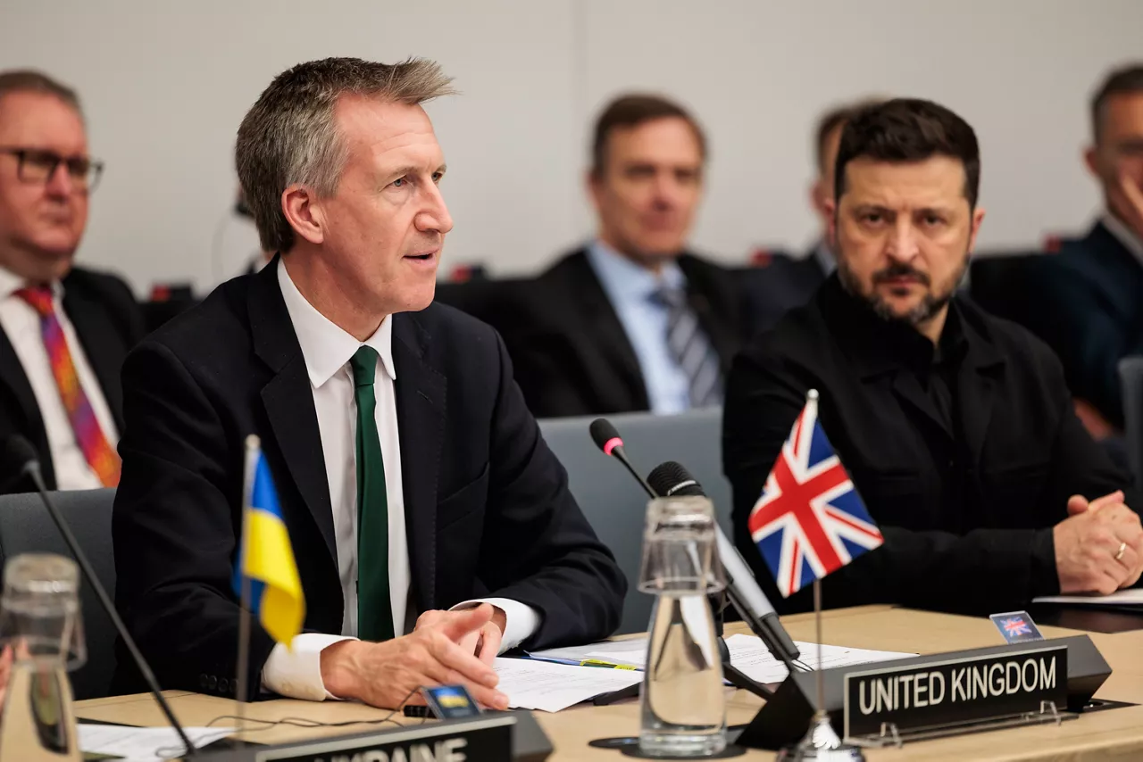 Dan Jarvis (Secretary of Defence, United Kingdom), Volodymyr Zelenskyy (President of Ukraine)