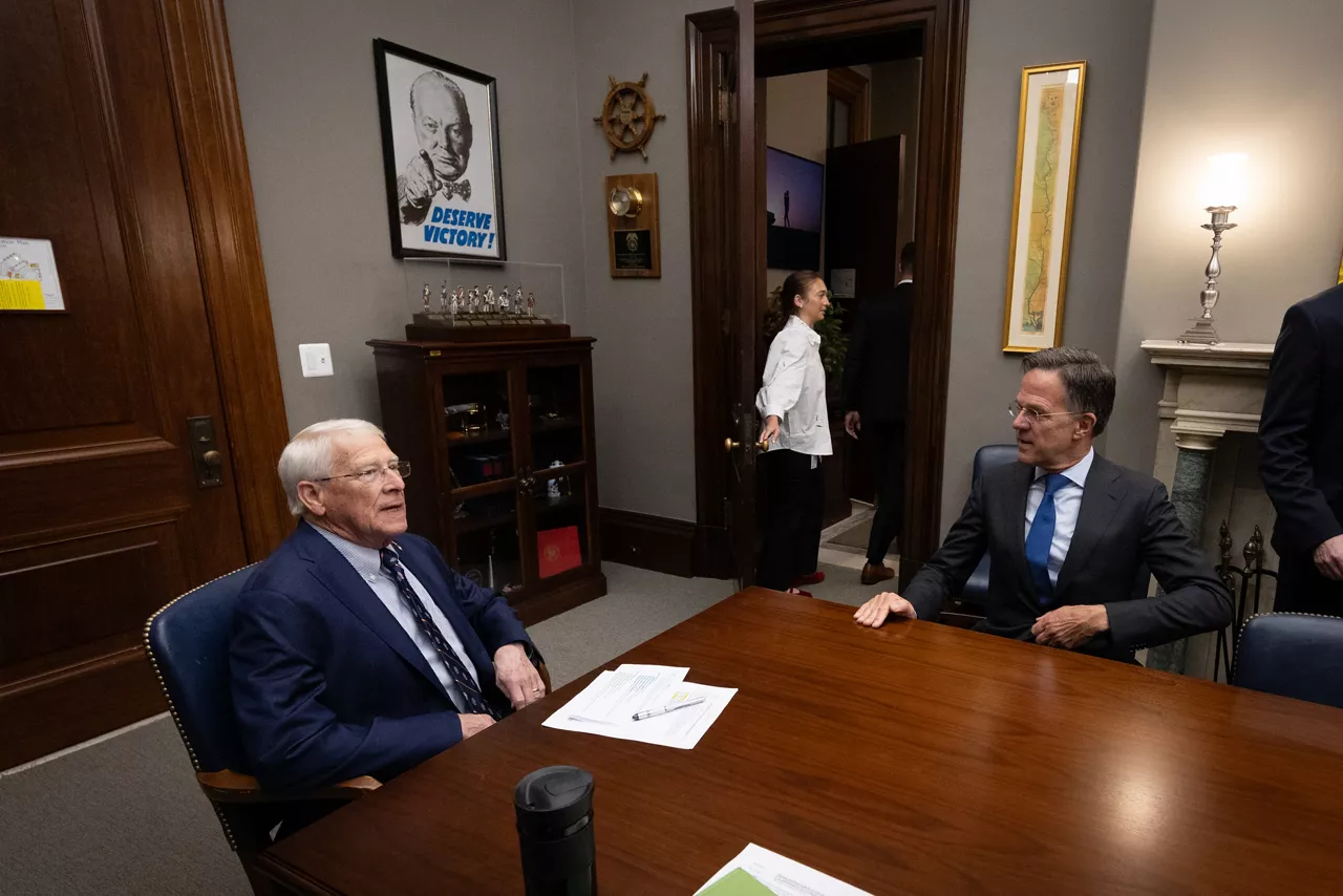 NATO Secretary General Mark Rutte meets with United States Senator Roger Wicker