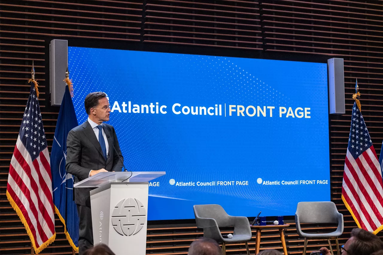 Atlantic Council Front Page Conversation with NATO Secretary General Mark Rutte. Remarks by the NATO Secretary General