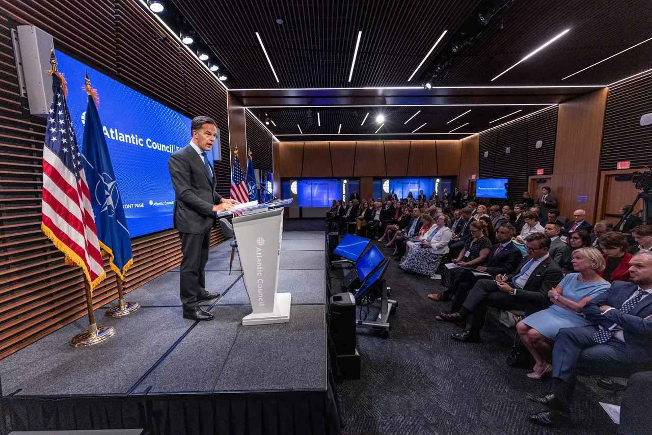Atlantic Council Front Page Conversation with NATO Secretary General Mark Rutte. Remarks by the NATO Secretary General