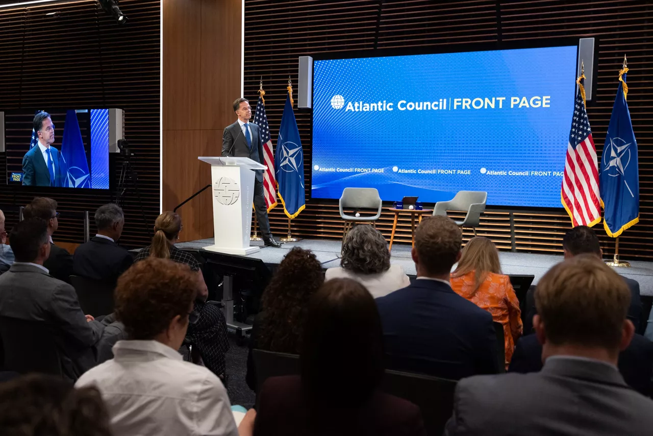 Atlantic Council Front Page Conversation with NATO Secretary General Mark Rutte. Remarks by the NATO Secretary General