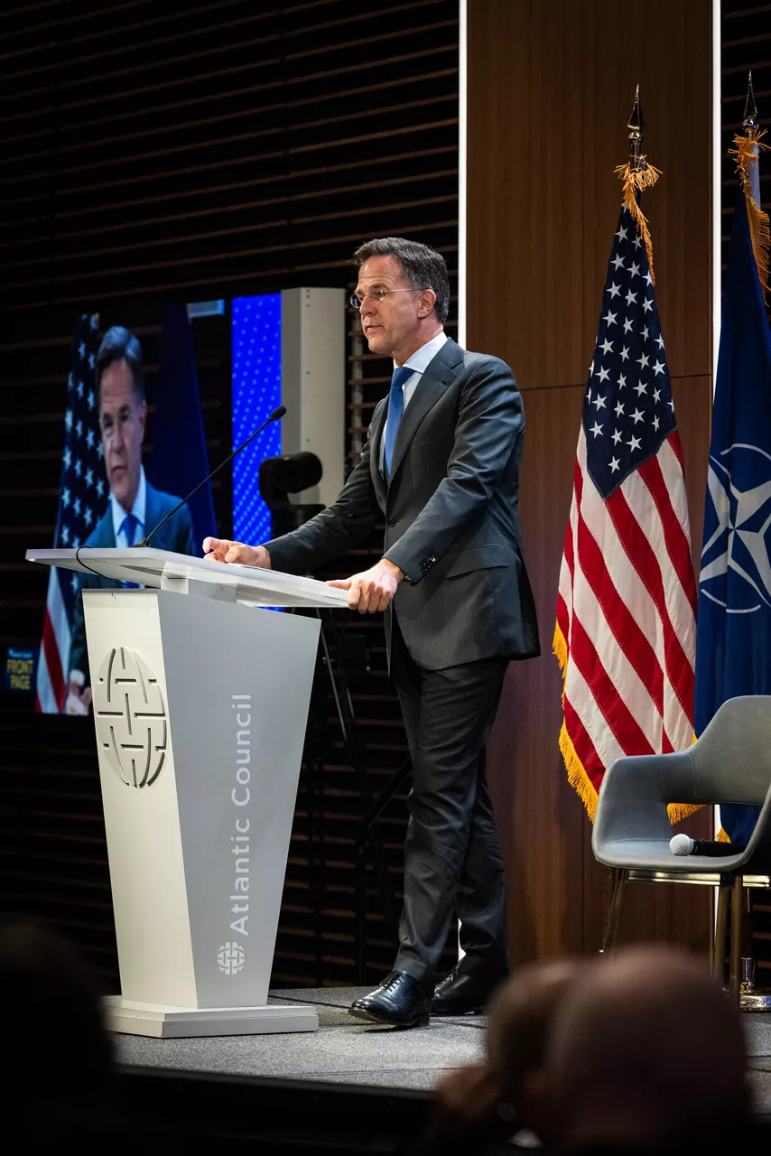 Atlantic Council Front Page Conversation with NATO Secretary General Mark Rutte. Remarks by the NATO Secretary General