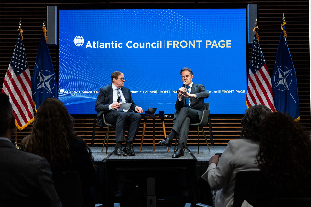 Atlantic Council Front Page Conversation with NATO Secretary General Mark Rutte