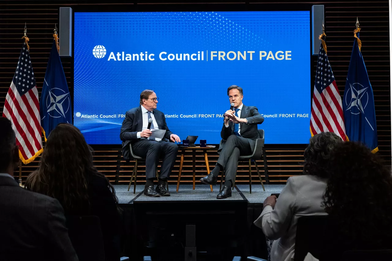 Atlantic Council Front Page Conversation with NATO Secretary General Mark Rutte