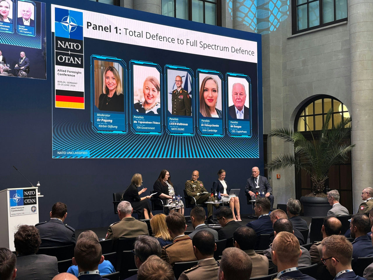 Director General of the International Military Staff (DGIMS) at the Allied Foresight Conference 2026 in Berlin - 23 June 2026