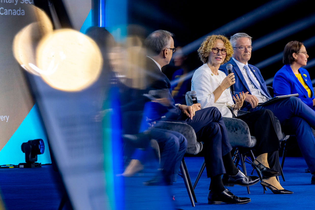 NATO Deputy Secretary General Radmila Shekerinska in the plenary session: "Defending Western values and the future through building back better"