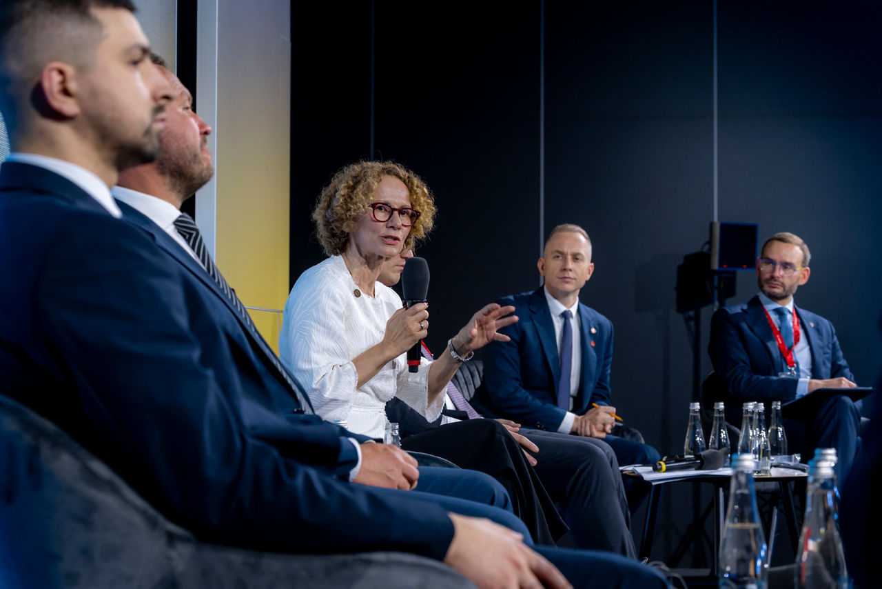 NATO Deputy Secretary General Radmila Shekerinska participates in a panel discussion on Modern Deterrence: Changing Technological Landscape on the Battlefield.