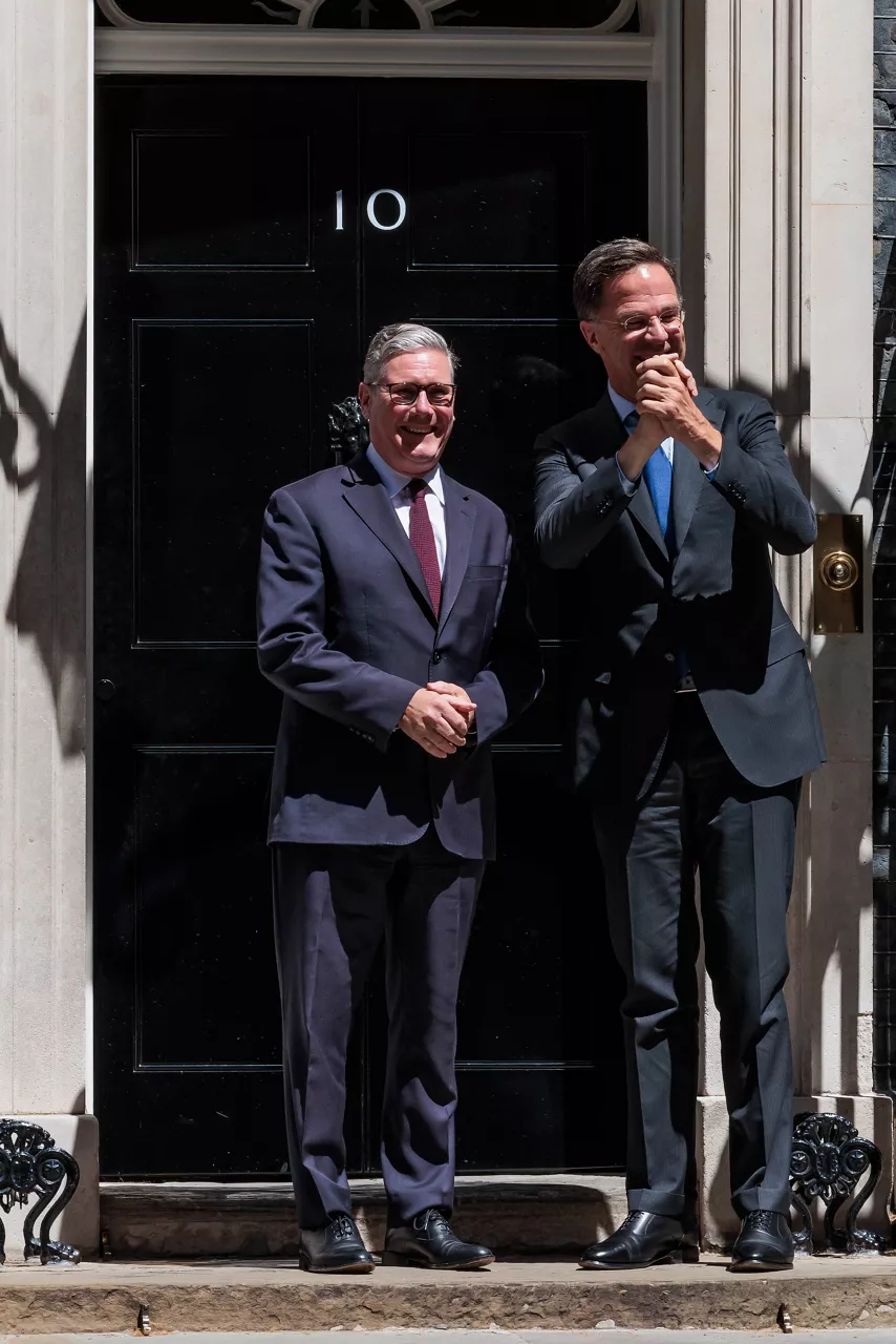 NATO Secretary General Mark Rutte meets with Sir Keir Starmer, Prime Minister of the United Kingdom