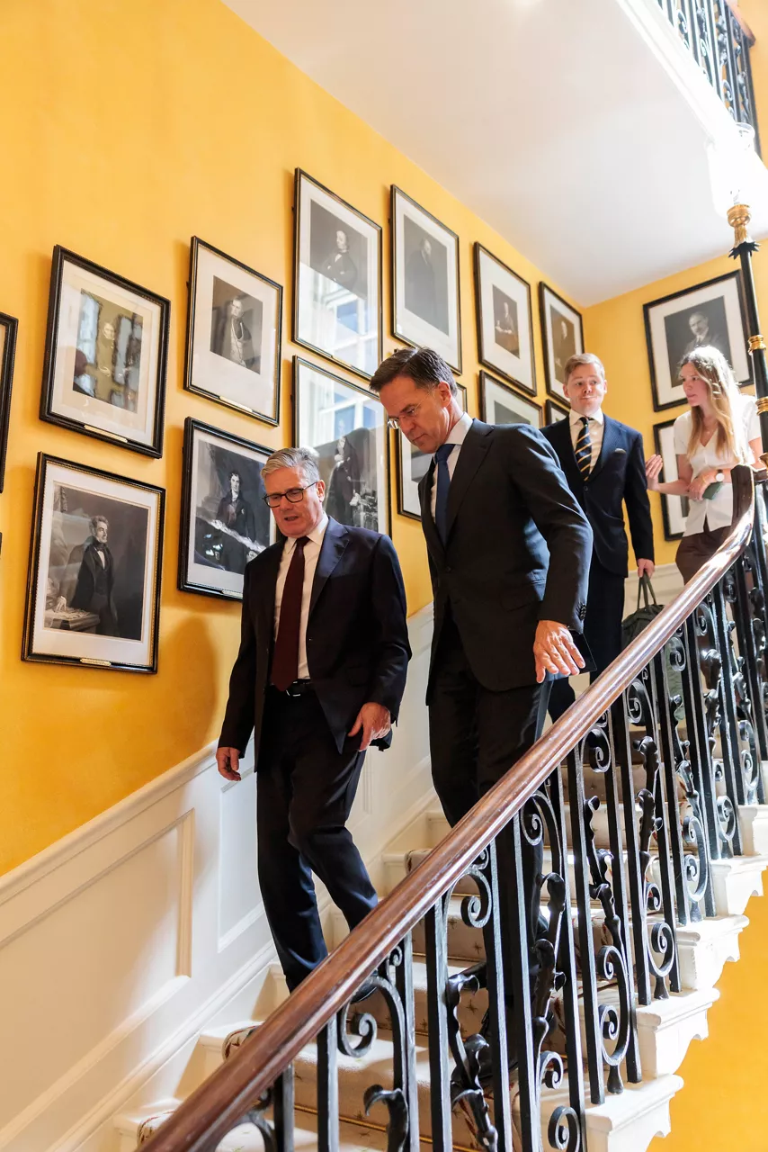 NATO Secretary General Mark Rutte with Sir Keir Starmer, Prime Minister of the United Kingdom
