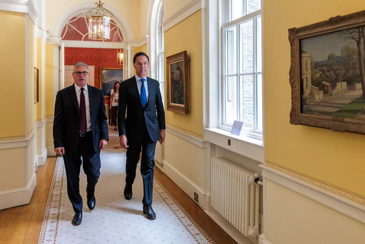 NATO Secretary General Mark Rutte with Sir Keir Starmer, Prime Minister of the United Kingdom
