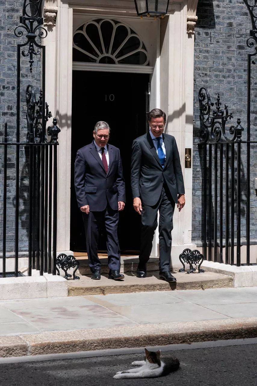 NATO Secretary General Mark Rutte with Sir Keir Starmer, Prime Minister of the United Kingdom