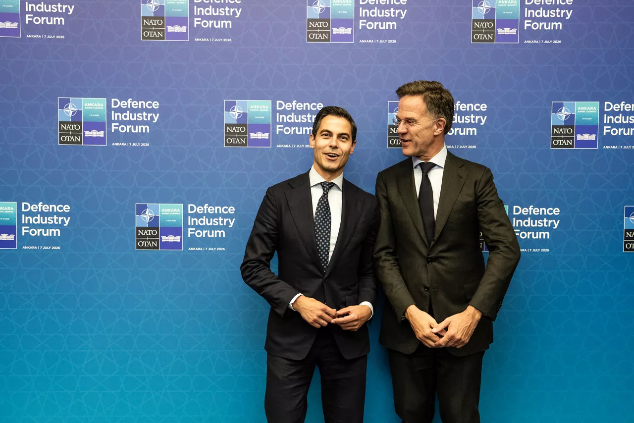 NATO Secretary General Mark Rutte meets with the Prime Minister of The Netherlands, Rob Jetten, in the margins of the 2026 NATO Summit in Ankara