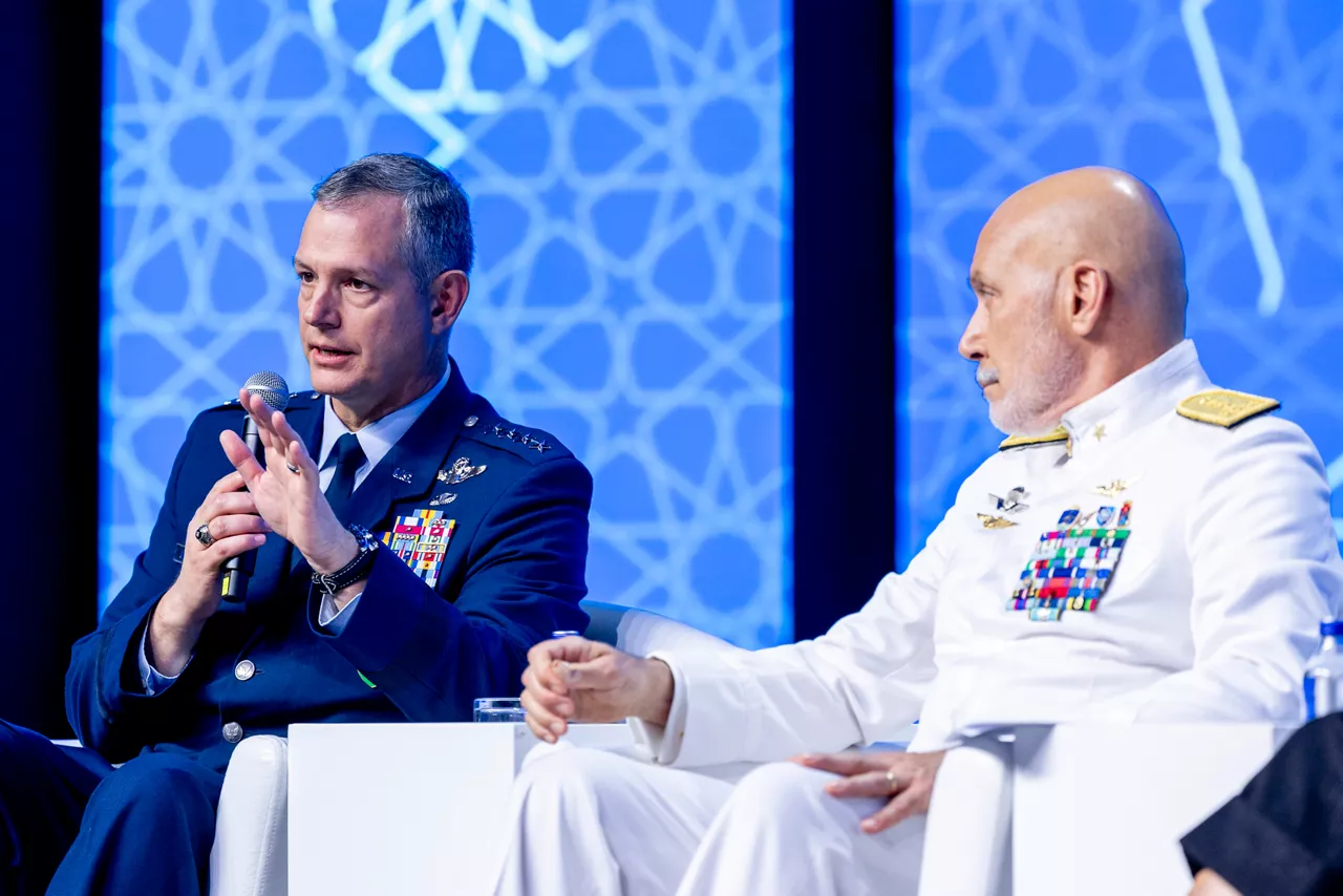Supreme Allied Commander Transformation Admiral Pierre Vandier, Chair of the NATO Military Committee Admiral Giuseppe Cavo Dragone and Supreme Allied Commander Europe General Alexus G. Grynkewich