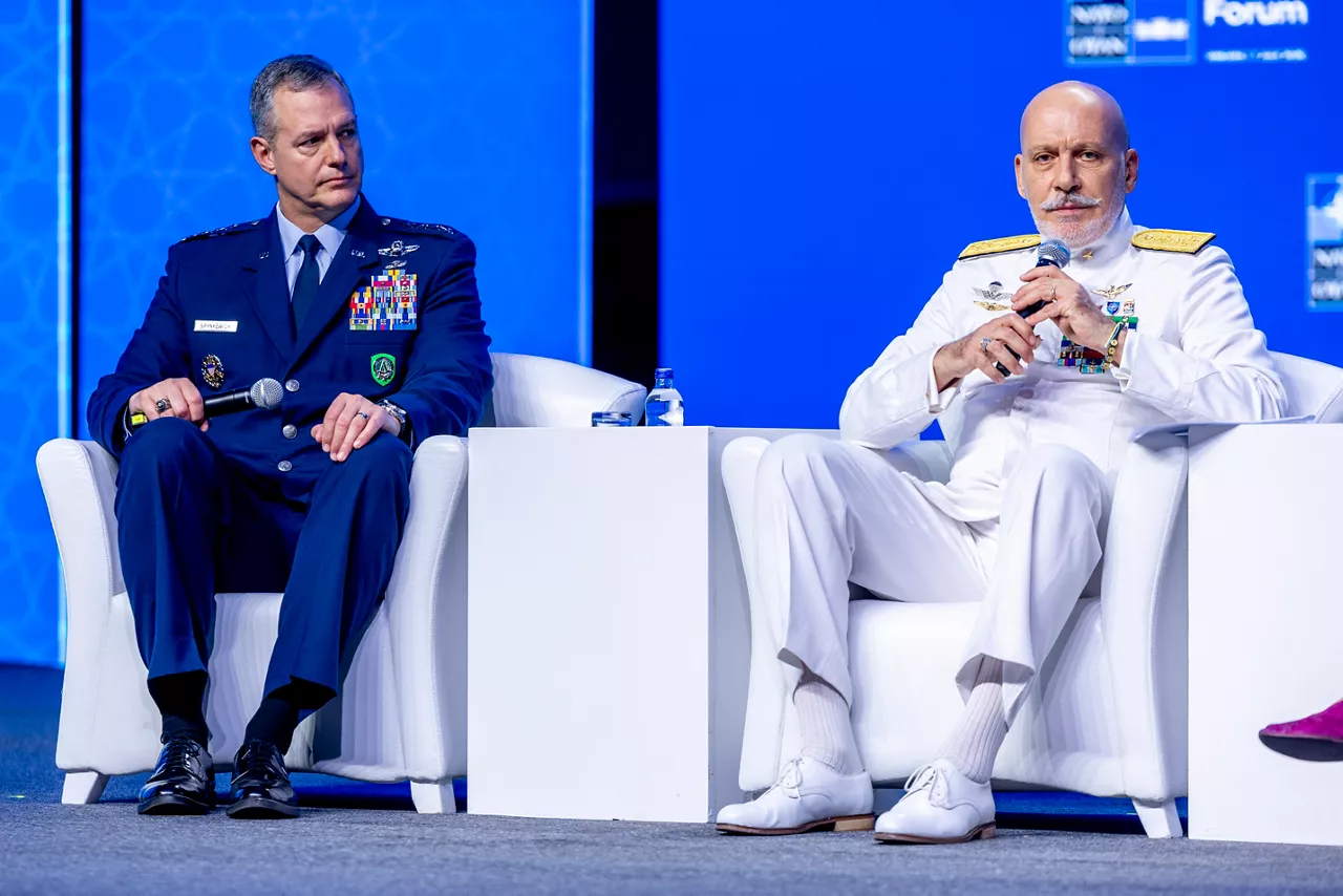 Supreme Allied Commander Transformation Admiral Pierre Vandier, Chair of the NATO Military Committee Admiral Giuseppe Cavo Dragone and Supreme Allied Commander Europe General Alexus G. Grynkewich