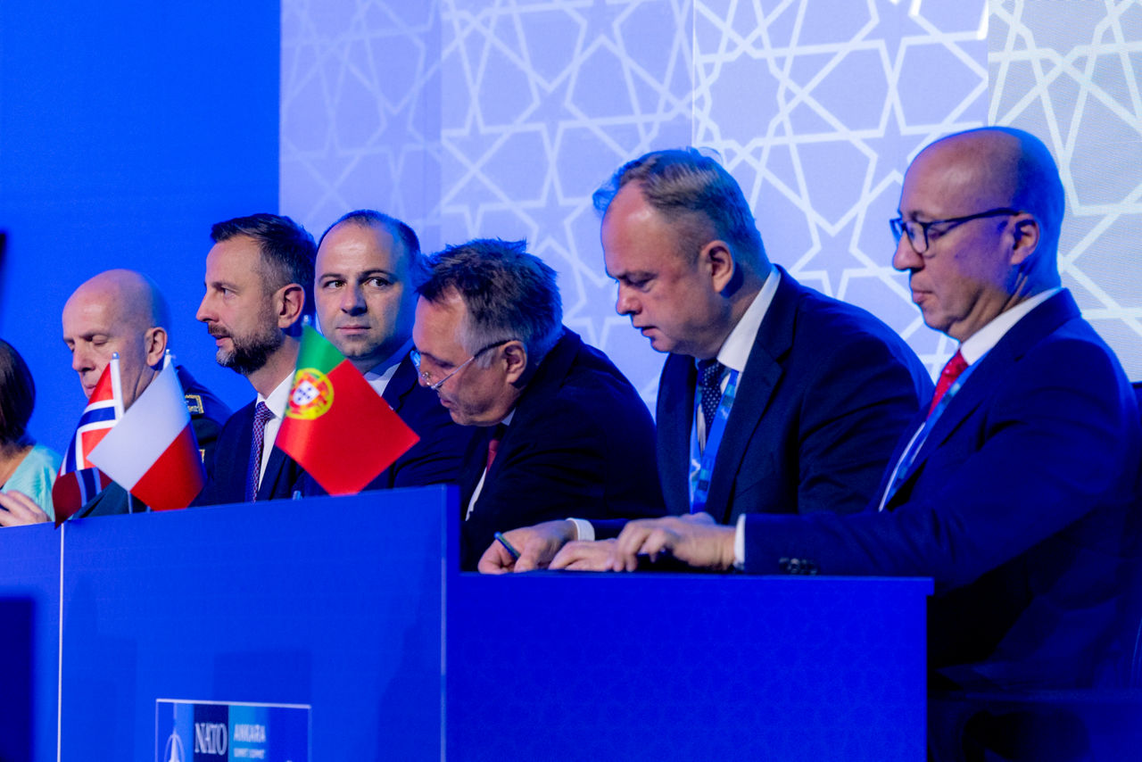 Combined signing ceremony with NATO Allies