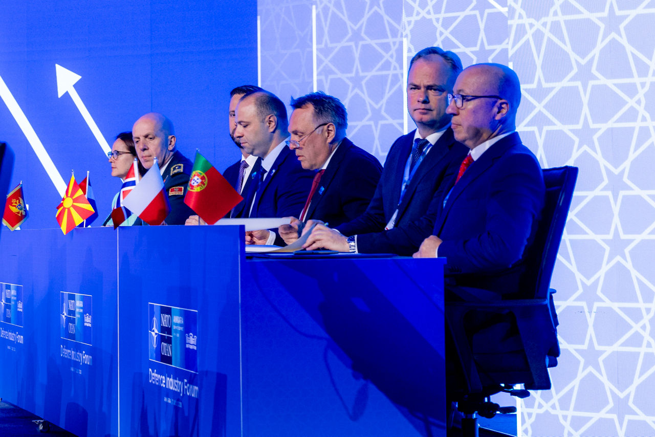 Combined signing ceremony with NATO Allies