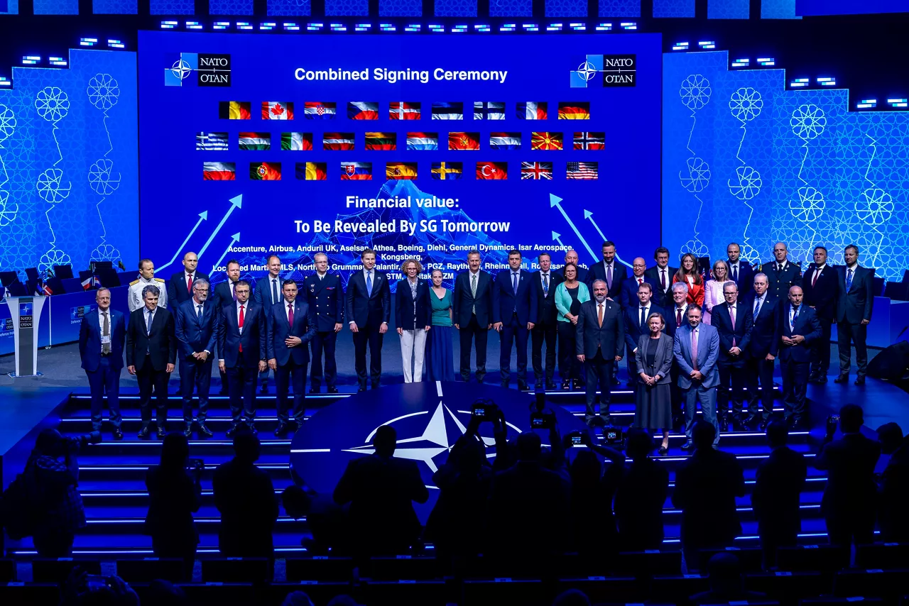 Combined signing ceremony with NATO Allies chaired by NATO Deputy Secretary General Radmila Shekerinska