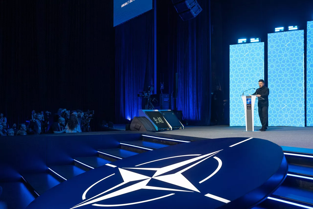 Keynote speech by President of Ukraine Volodymyr Zelenskyy at the NATO Summit Defence Industry Forum