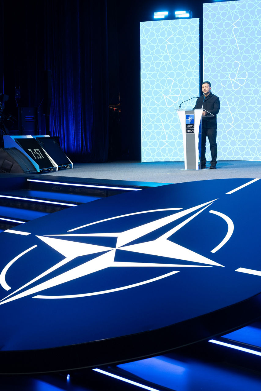 Keynote speech by President of Ukraine Volodymyr Zelenskyy at the NATO Summit Defence Industry Forum