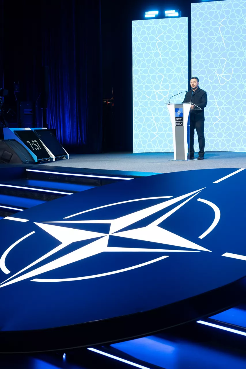 Keynote speech by President of Ukraine Volodymyr Zelenskyy at the NATO Summit Defence Industry Forum