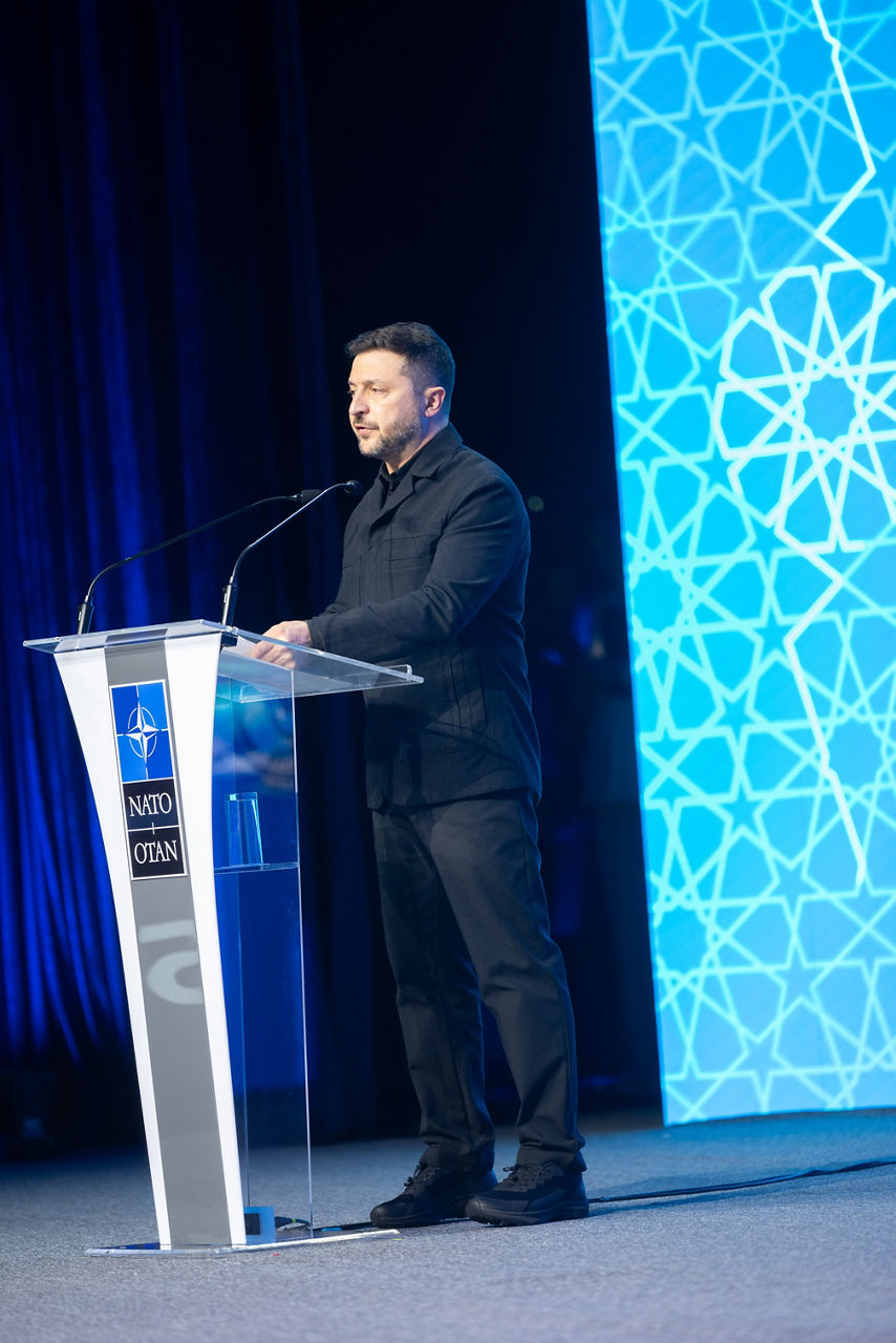 Keynote speech by President of Ukraine Volodymyr Zelenskyy at the NATO Summit Defence Industry Forum