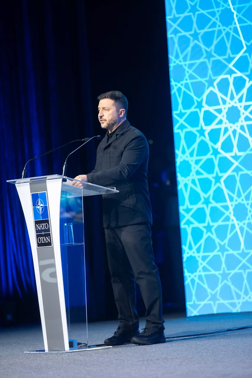 Keynote speech by President of Ukraine Volodymyr Zelenskyy at the NATO Summit Defence Industry Forum