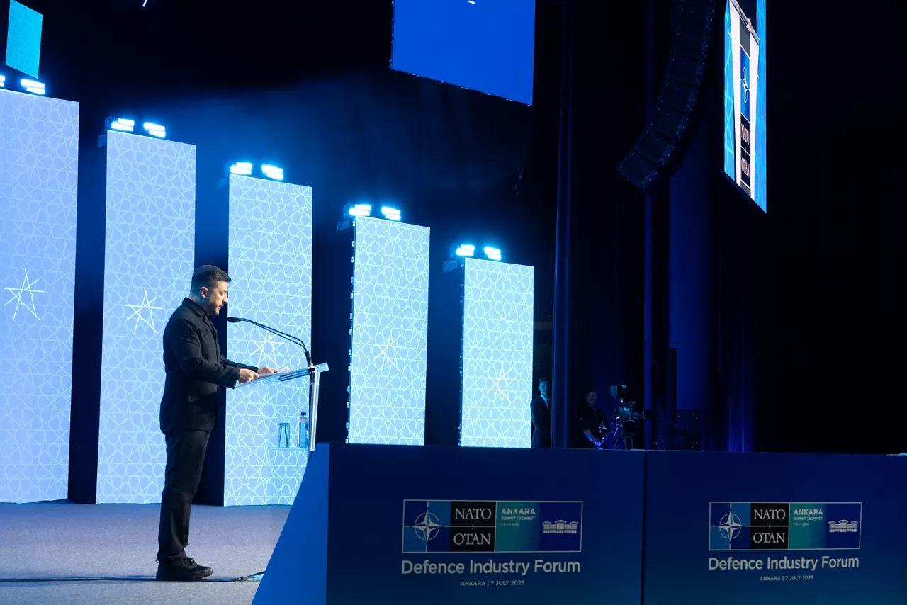 Keynote speech by President of Ukraine Volodymyr Zelenskyy at the NATO Summit Defence Industry Forum
