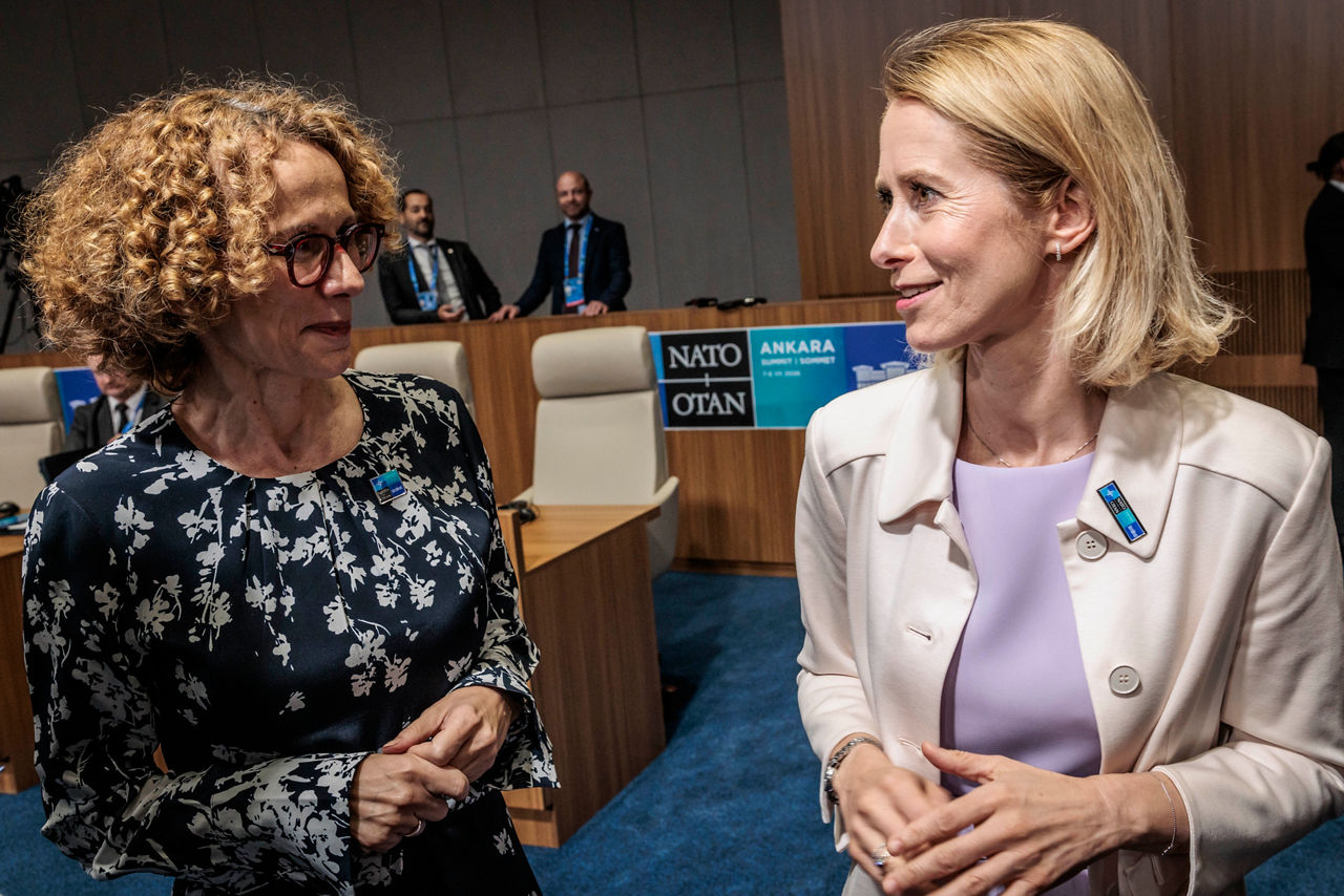NATO Deputy Secretary General Radmila Shekerinska and EU High Representative for Foreign Affairs and Security Policy Kaja Kallas