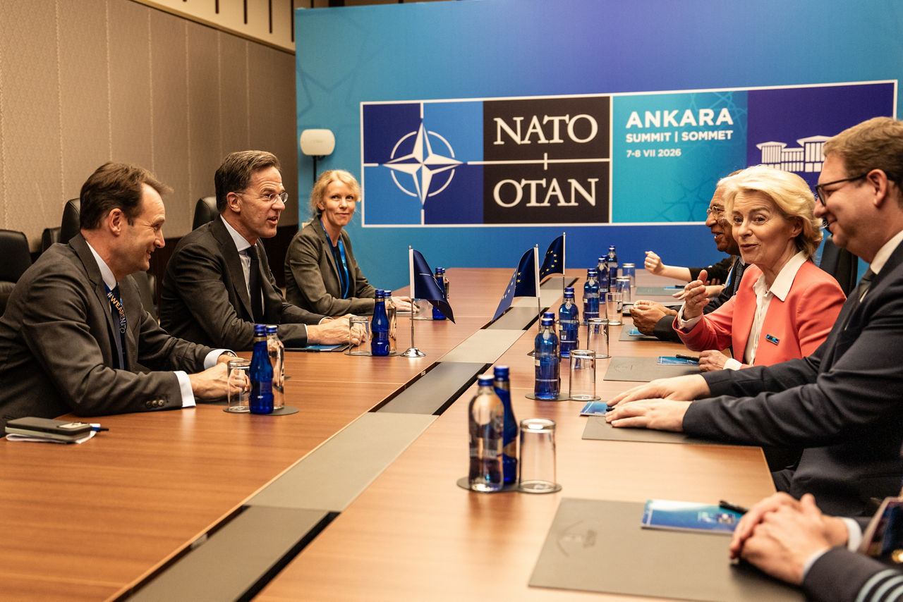 NATO Secretary General Mark Rutte meets with the President of the European Council, António Costa, and the President of the European Commission, Ursula von der Leyen
